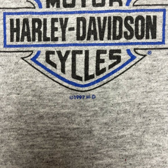 Vintage 90’s Harley Davidson t shirt size large Single Stitched 1997 - Picture 4 of 9